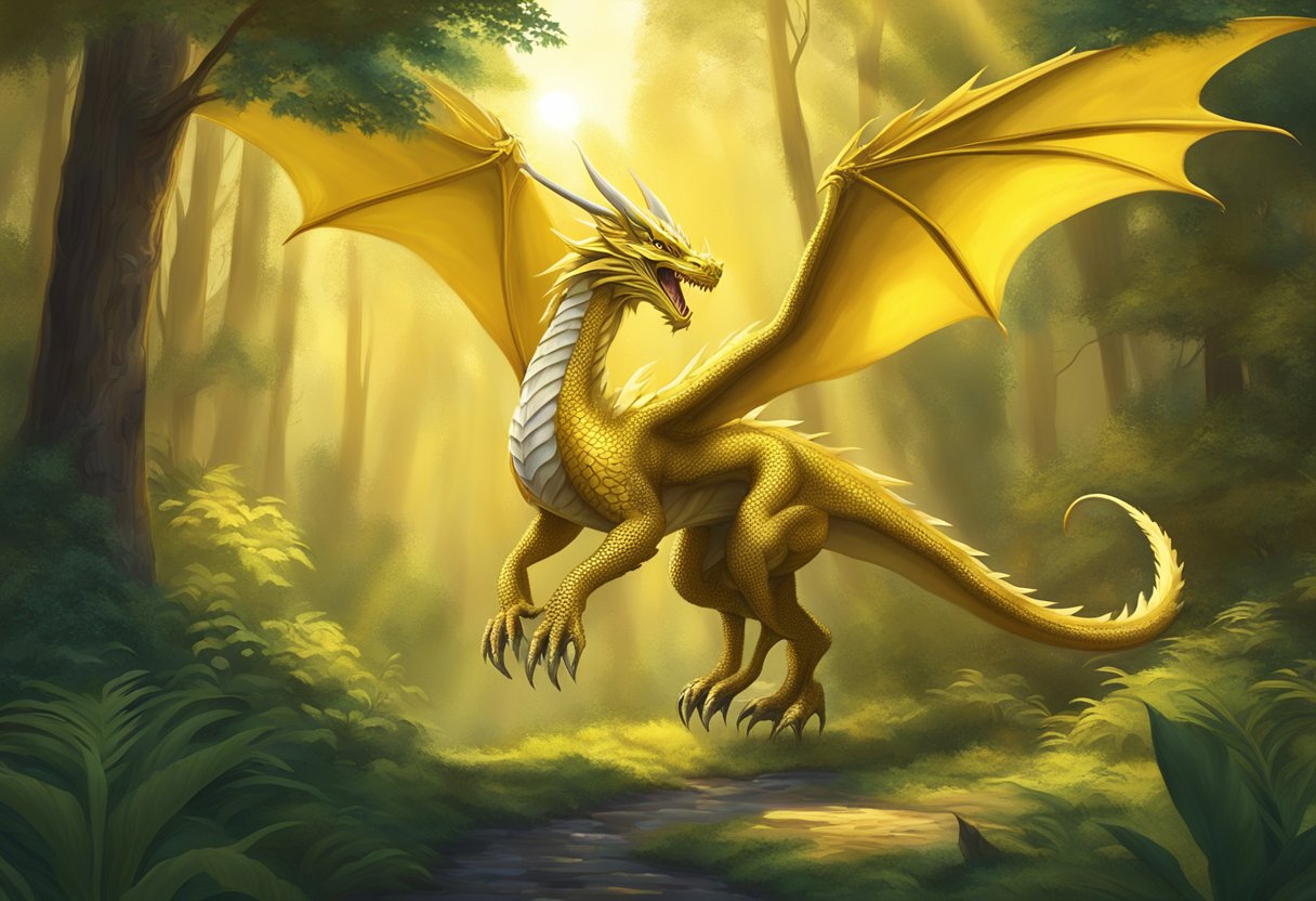 299+ Gold & Yellow Dragon Names (Cool, Badass, Male, Female, and More!)